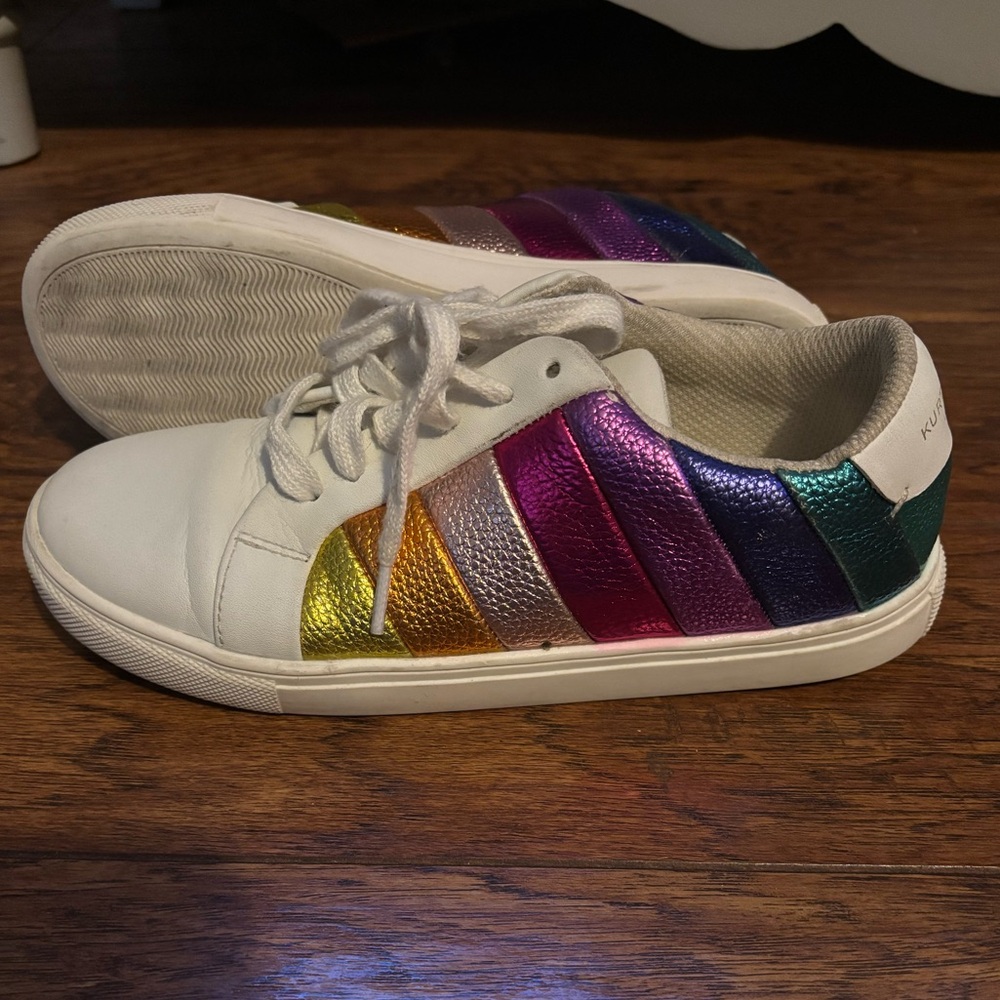 Kurt Geiger Colorful Leather Upper Sneakers